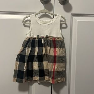 BURBERRY Little girl cotton dress